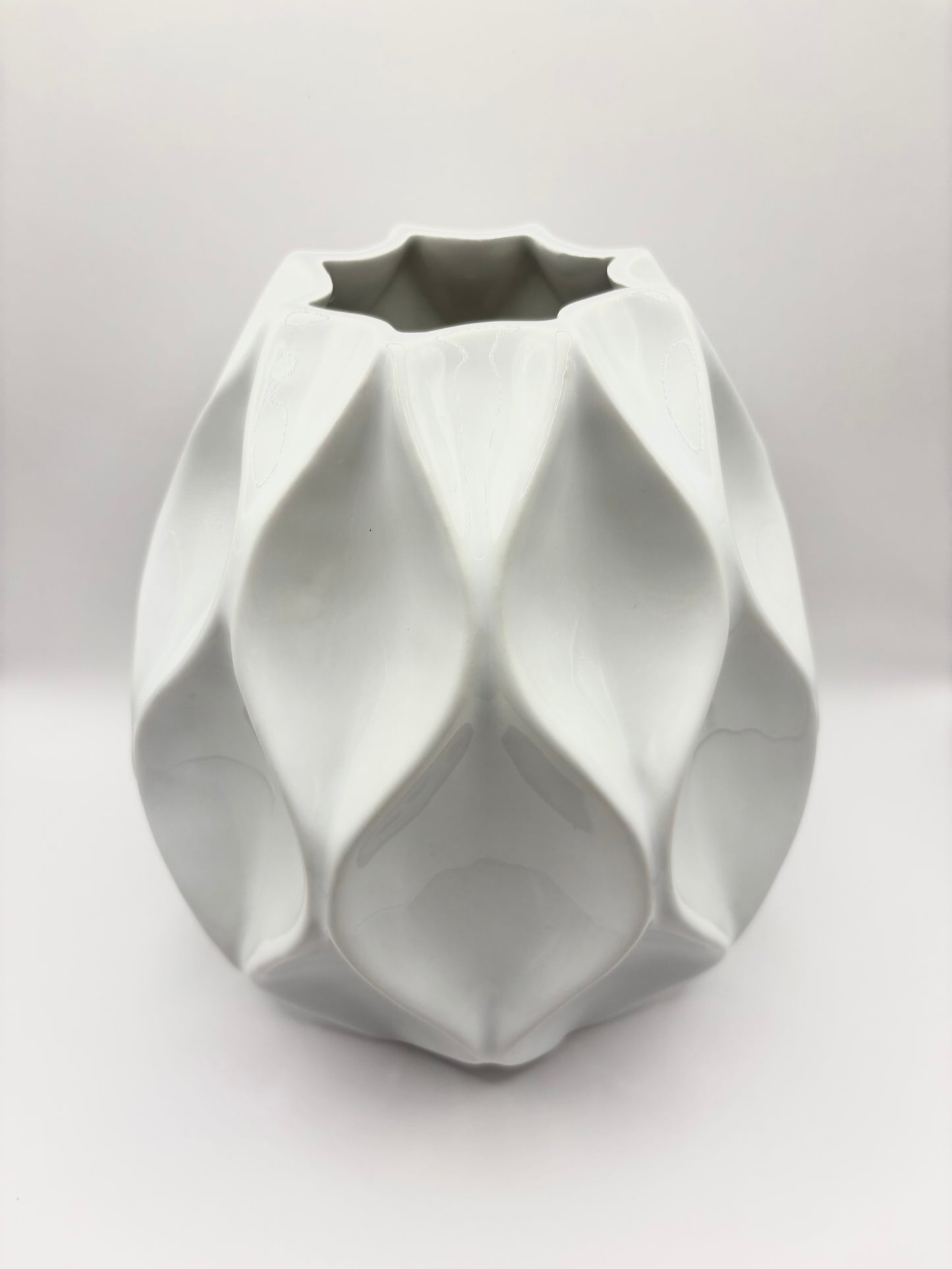 Nico White Ceramic Vase