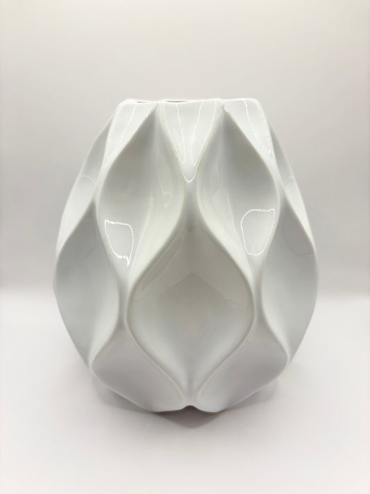 Nico White Ceramic Vase