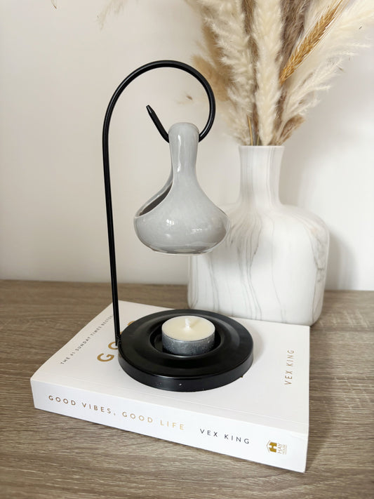 Grey Hanging Wax Melt Burner